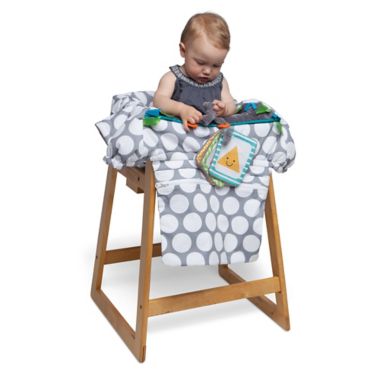 Boppy&reg; Preferred Shopping Cart and High Chair Cover in Jumbo Dots. View a larger version of this product image.