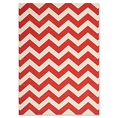 Safavieh Courtyard Thick Chevron Indoor/Outdoor Rug. View a larger version of this product image.