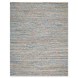 Safavieh Cape Cod Grid 9-Foot x 12-Foot Area Rug in Natural/Blue