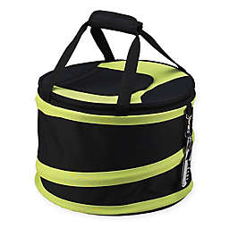 Picnic at Ascot 24-Can Collapsible Cooler in Black/Apple