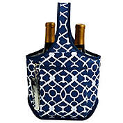 Picnic at Ascot 2-Bottle Wine Tote with Corkscrew