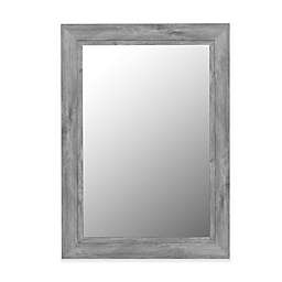 Hitchcock-Butterfield 32-Inch x 44-Inch Coastal Weathered Wide Wall Mirror in Grey