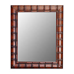 Hitchcock-Butterfield 27-Inch x 37-Inch Fruitwood Bamboo Wall Mirror