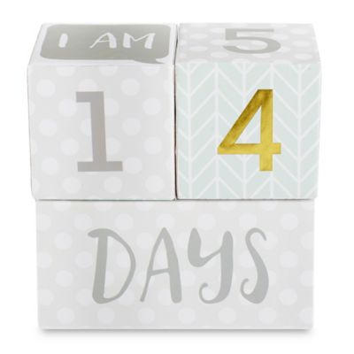 milestone baby blocks