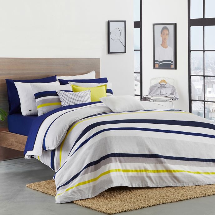 Lacoste Trimaran Duvet Cover Set Bed Bath Beyond