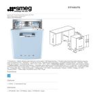 Alternate image 1 for SMEG 24-Inch 50&#39;s Retro Style Dishwasher
