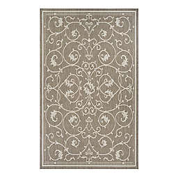 Couristan® Recife Veranda 7-Foot 6-Inch x 10-Foot 9-Inch Area Rug in Champagne/Taupe