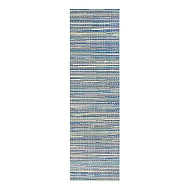 Couristan&reg; Monaco Alassio 2-Foot 3-Inch x 7-Foot 10-Inch Indoor/Outdoor Runner in Sand/Azure. View a larger version of this product image.