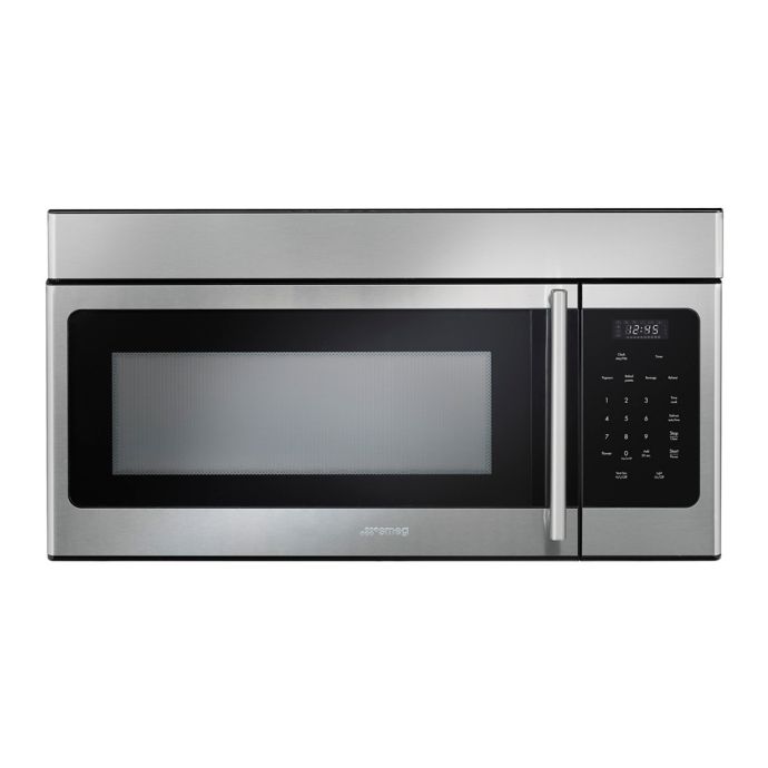 Smeg 30Inch 1.6 Cubic Feet OvertheRange Microwave in Stainless Steel