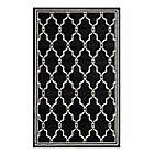 Alternate image 0 for Safavieh Amherst Quake 4-Foot x 6-Foot Indoor/Outdoor Area Rug in Anthracite/Ivory