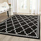 Alternate image 1 for Safavieh Amherst Quake 4-Foot x 6-Foot Indoor/Outdoor Area Rug in Anthracite/Ivory