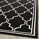 Alternate image 3 for Safavieh Amherst Quake 4-Foot x 6-Foot Indoor/Outdoor Area Rug in Anthracite/Ivory