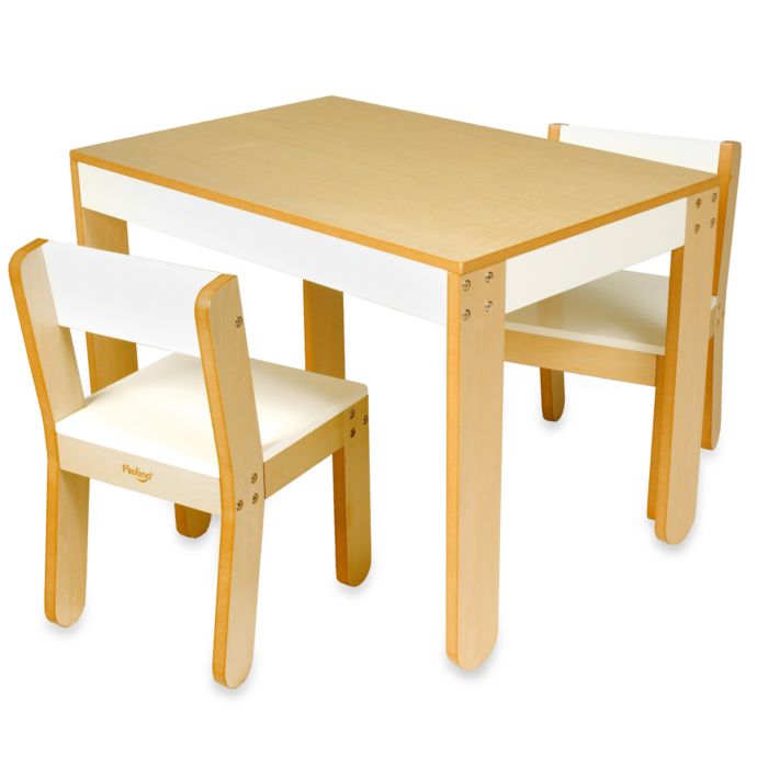 P'kolino® Little One's White Table and Chairs | buybuy BABY
