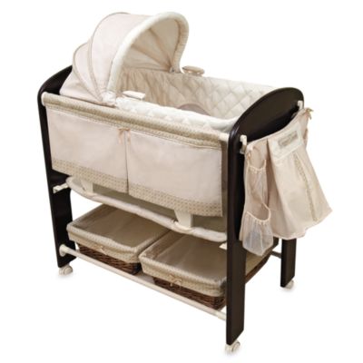 bassinet and changing table