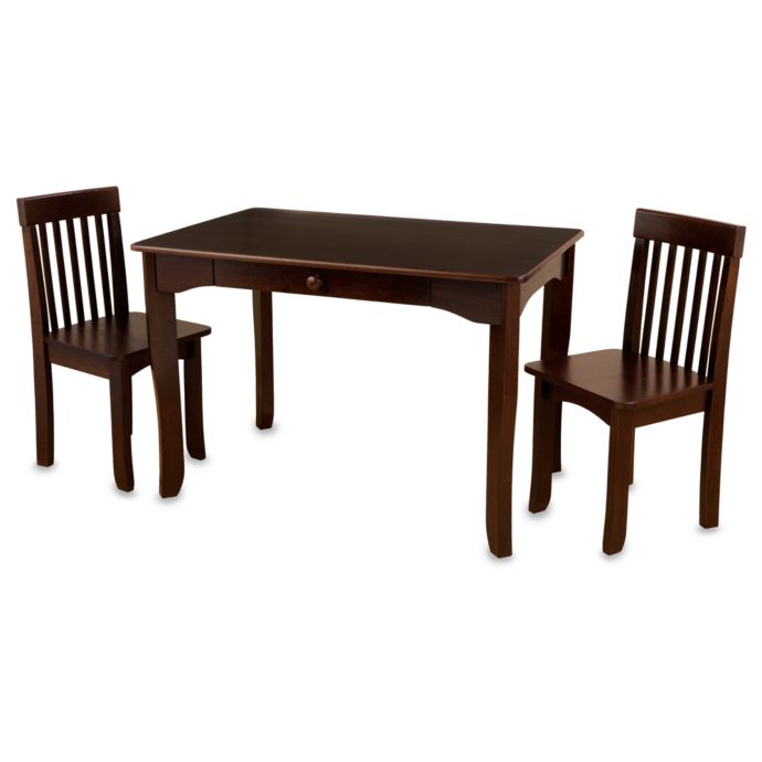 Kidkraft Avalon Table Chair Set In Espresso Buybuy Baby
