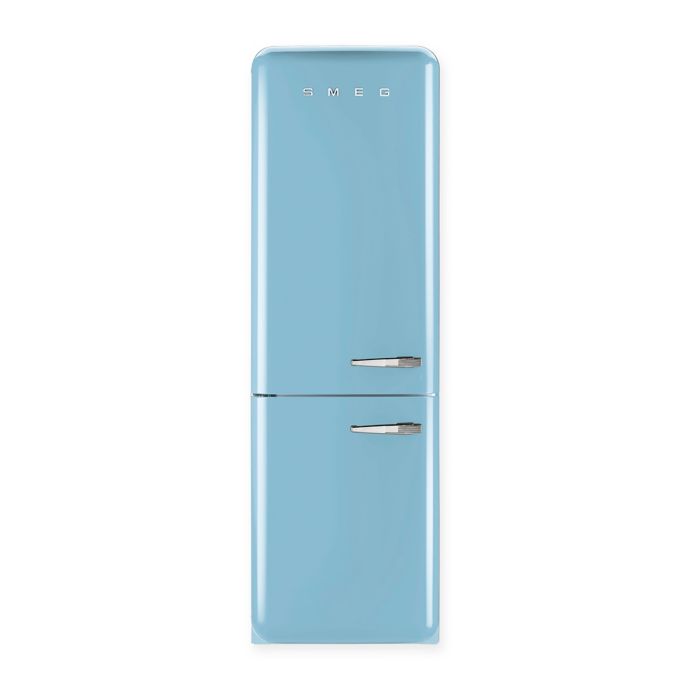 Smeg 11 7 Cu Ft 50 S Retro Style Left Hinge Refrigerator Automatic Bottom Freezer Bed Bath Beyond