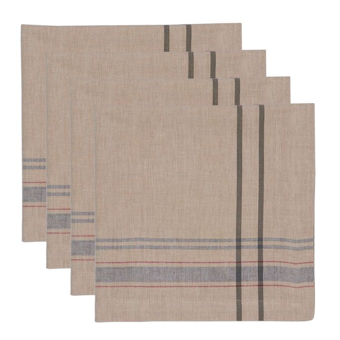 French Stripe Napkins (Set of 4) Bed Bath & Beyond