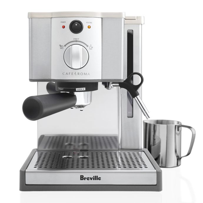 Breville Cafe Roma Model Esp8xl Espresso Cappuccino Machine Bed Bath Beyond