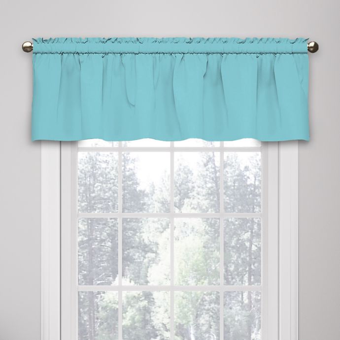 Solar Shield Kids Microfiber 18 Inch Rod Pocket Window Valance