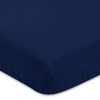 navy blue deer crib bedding