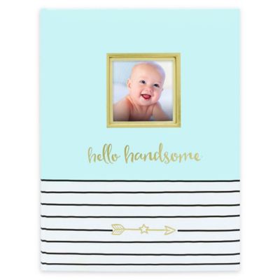 Pearhead Hello Baby Book in Blue