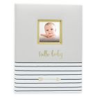 Alternate image 0 for Pearhead Hello Baby Book in Grey