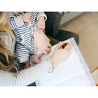 Alternate image 1 for Pearhead Hello Baby Book in Grey