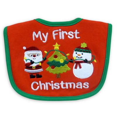 1st christmas bib