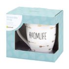 Alternate image 4 for Pearhead #Momlife Mug in White/Gold