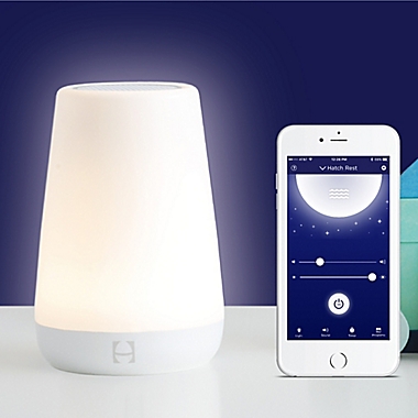 Hatch Baby Rest Sound Machine Night Light &amp; Time-to-Rise in White. View a larger version of this product image.