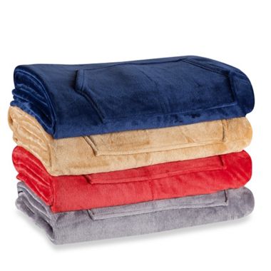 BLUE THROWBEE Blanket-Poncho 
