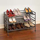 Alternate image 2 for 3-Tier Iron Stackable Shoe Rack