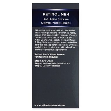 Skincare L De L Cosmetics&reg; Retinol 1 oz. Anti-Wrinkle Facial Serum for Men. View a larger version of this product image.