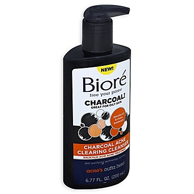 Biore&reg; 6.77 Charcoal Acne Clearing Cleanser. View a larger version of this product image.