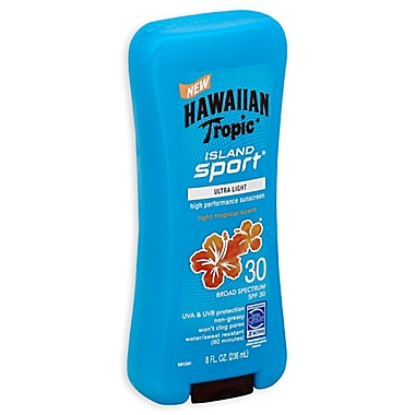 Hawaiian Tropic&reg; Island Sport&reg; 8 fl.oz. Ultra Light Sunscreen Lotion SPF 30. View a larger version of this product image.