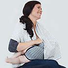 Alternate image 2 for NüRoo Breastfeeding Cover-up Scarf in Grey/White