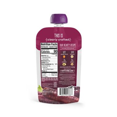 Happy Baby&trade; 4 oz. Stage 2 Organic Baby Food with Purple Carrots, Bananas, Avocados and Quinoa. View a larger version of this product image.