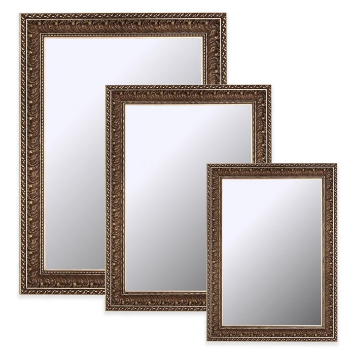 Hitchcock Butterfield Vintage Pacific Waves Wall Mirror In Bronze