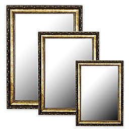 Hitchcock-Butterfield Roman Beaded Mirror in Black/Gold
