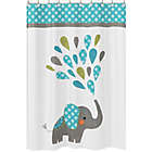 Alternate image 0 for Sweet Jojo Designs Mod Elephant Shower Curtain in Turquoise/White
