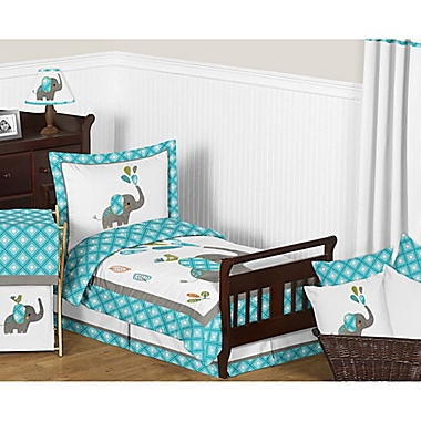Sweet Jojo Designs Mod Elephant Bedding Collection. View a larger version of this product image.