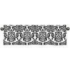Alternate image 0 for Sweet Jojo Designs Sloane Damask Window Valance in Black/White