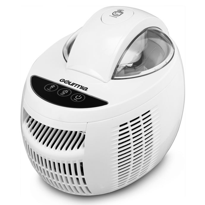 Gourmia® 1 Liter Automatic Ice Cream Maker in White Bed Bath & Beyond