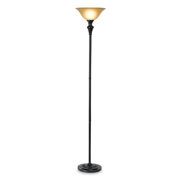 Bronze Dimmer Torchiere Floor Lamp Bed Bath Beyond
