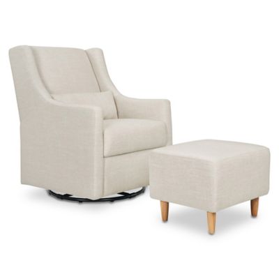 paxton glider and ottoman set by alan white