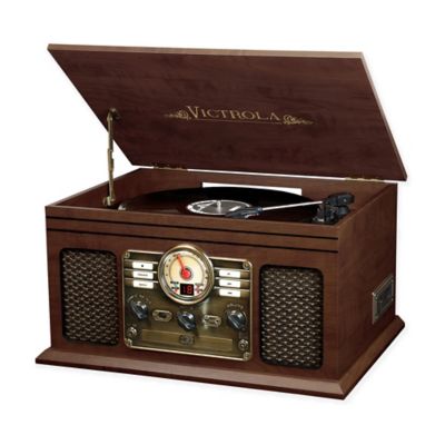 Victrola™ Empire 6-in-1 Bluetooth Record Player with 3-Speed 