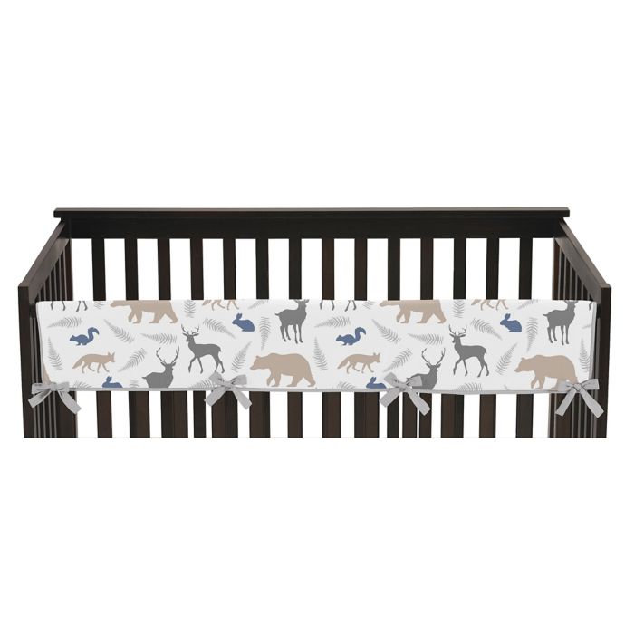 Sweet Jojo Designs Woodland Animals Reversible Long Crib Rail