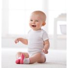 Alternate image 4 for Gerber ONESIES&reg; Brand Size 6-9M 5-Pack Short Sleeve Bodysuits in White