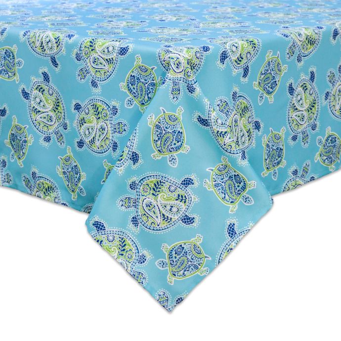 Tommy Bahama® Tranquil Turtles Tablecloth in Blue | Bed Bath & Beyond