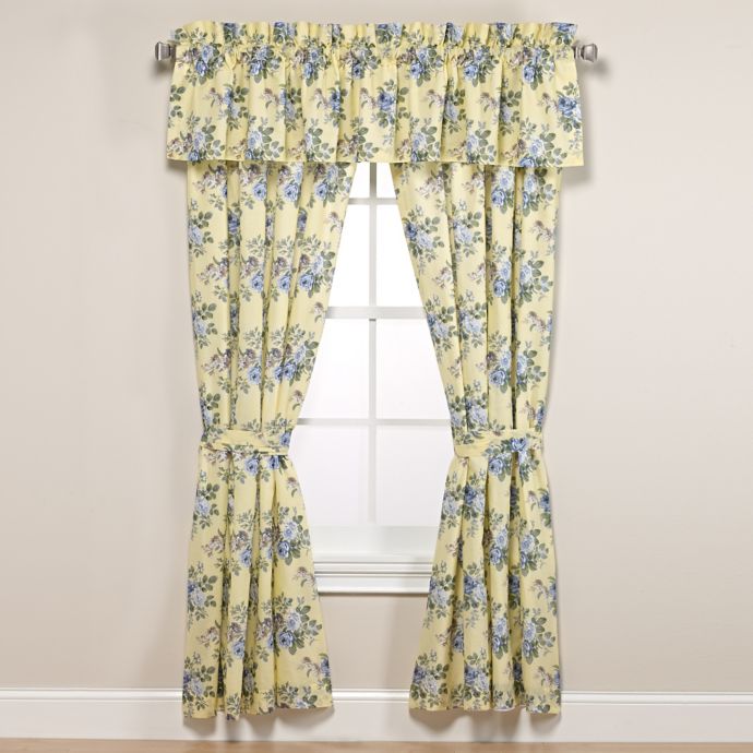 Laura Ashley Linley Window Curtain Panels And Valance Bed Bath